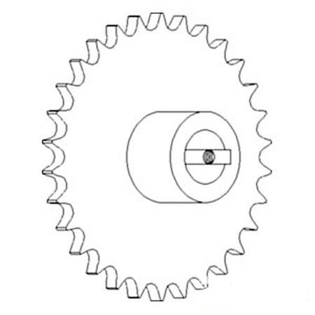 AH126008 Combine Return / Tailings Upper Sprocket Fits JD CTS 9400 9410 9450 +